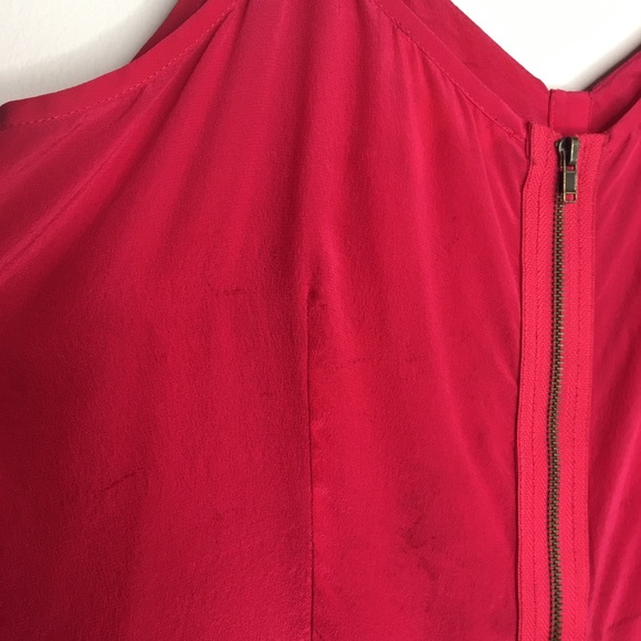 Silence + Noise - 100% Silk Pink Blouse - Medium - Picture 7 of 11